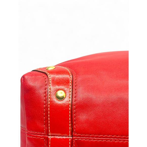 Coach Vintage Y2K Red leather Zoe Hobo Bag - Picture 11 of 12